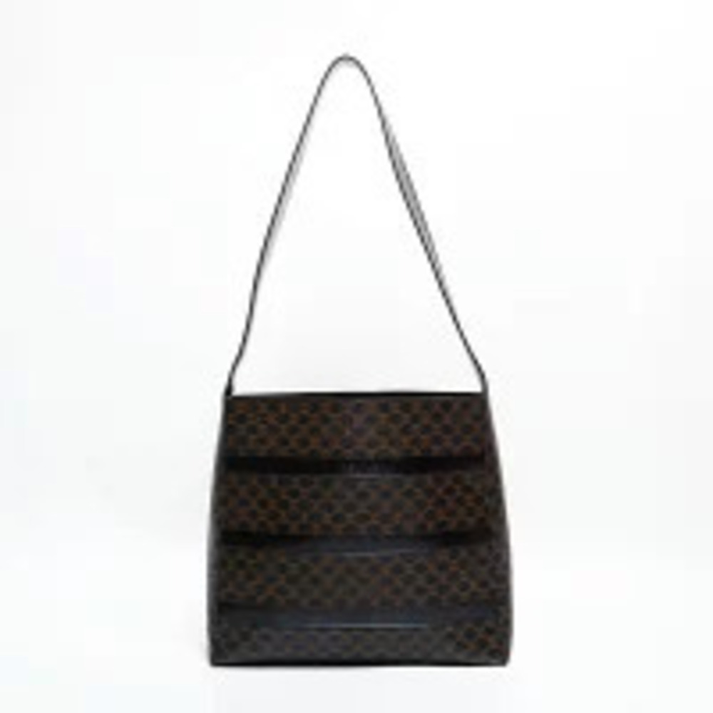 Celine Macadam Shoulder Bag Black - Picture 2 of 13